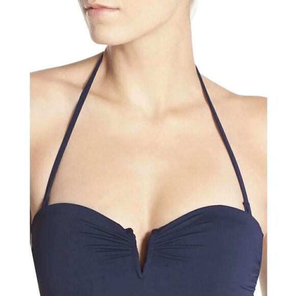 New. Tommy Bahama navy v-neck one piece. Size 8. Retails $139 - Picture 8 of 12